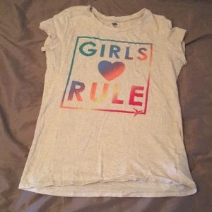 Cute girls rule tee